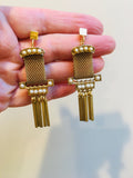 Mesh and Fringe Earrings