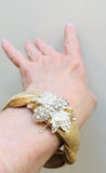 Bee and Leaves Cuff