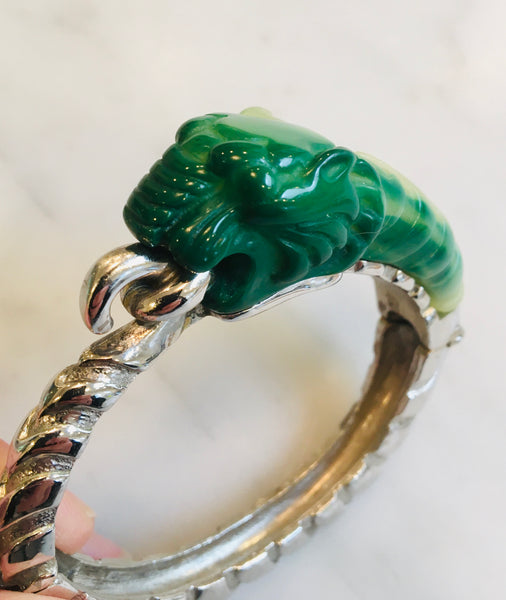 Jade Lion Cuff