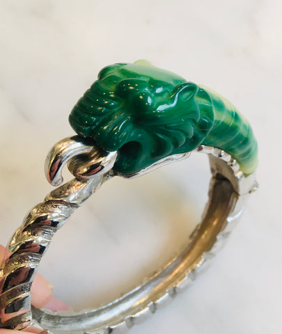 Jade Lion Cuff