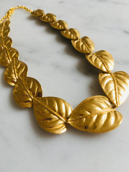 Golden Leaf Collar