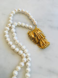 Leaf and Pearls