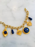 Lapis Charm Bracelet