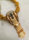 Art Deco Buckle Necklace