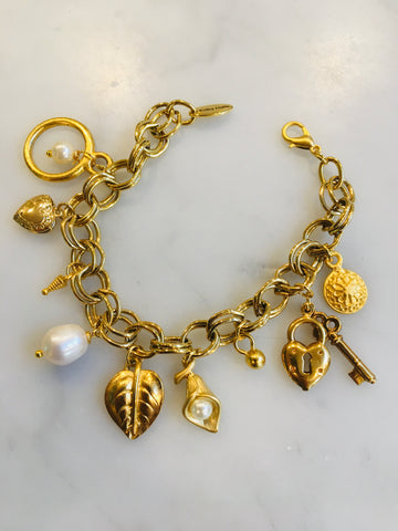Key to My Heart Charm Bracelet