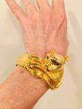 Leopard Cuff Gold