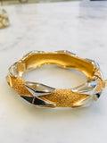 Bold Mixed Metal Cuff