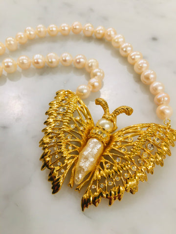 Baroque Pearl Butterfly