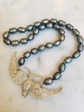 Silver Swallow and Pearls