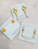 Paperclip Pearl Earrings