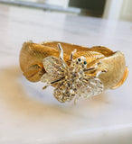 Bee and Leaves Cuff