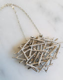 Silver Brutalist Necklace