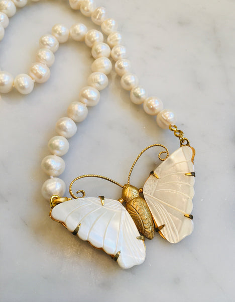 Baroque Pearl Butterfly