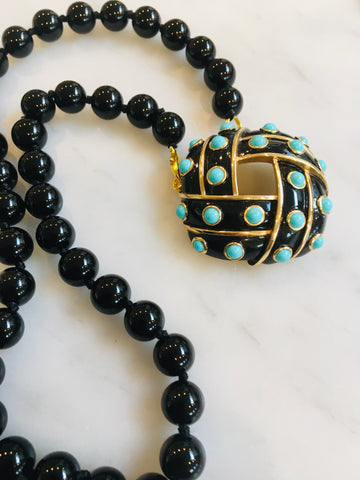 Onyx and Turquoise