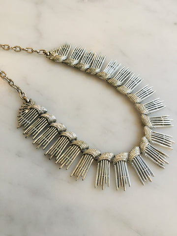 Silver Starburst Necklace