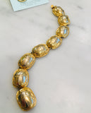 Gold Scarab Bracelet
