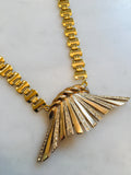 Art Deco Mesh Necklace