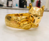 Leopard Cuff Gold