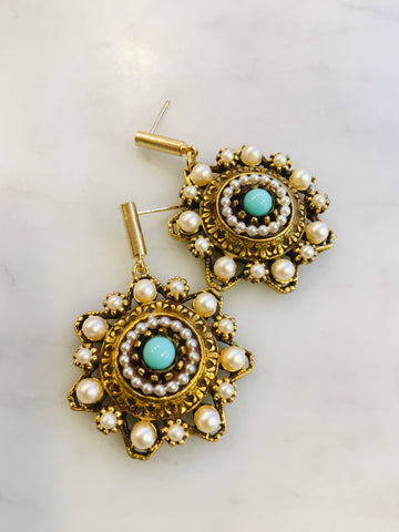 Victorian Pearl Earrings