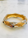 Bold Mixed Metal Cuff