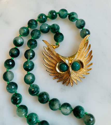 Owl with Jade