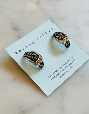 Sterling buckle Earrings