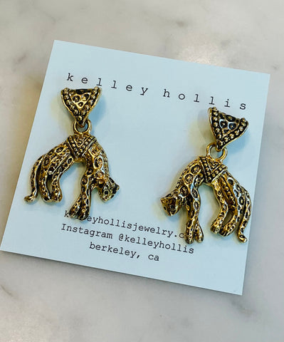 Leopard Earrings