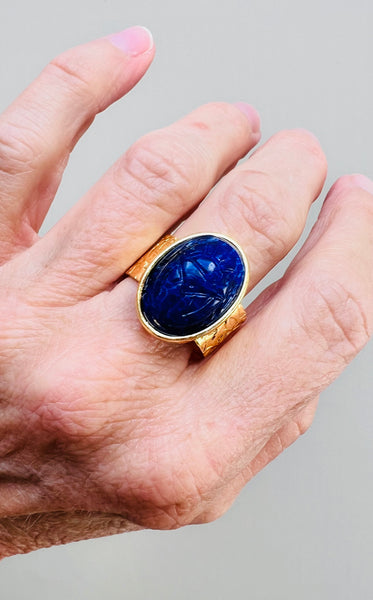 Lapis Scarab