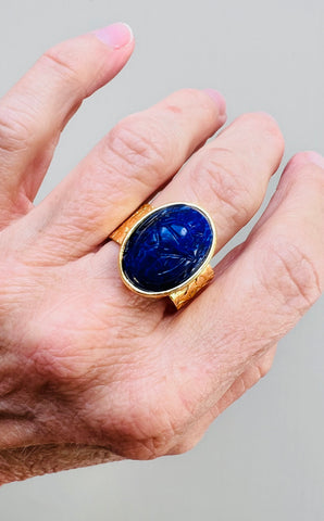 Lapis Scarab