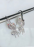 Bird Earrings in Sterling