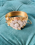 Art Deco Flower Cuff