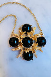 Coral Branch Necklace in Onyx