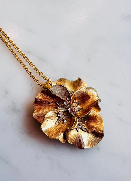 Pansy Necklace