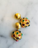 Mod Nugget Jewel Earrings