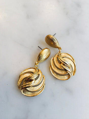 Abstract Swirl Earrings