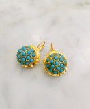 Dome Turquoise Earrings