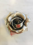 Bold Rose Cuff Silver
