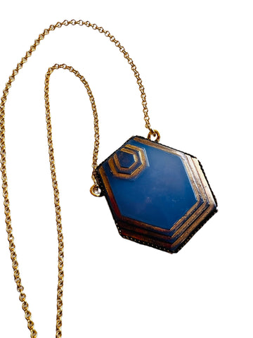 Art Deco Buckle Necklace